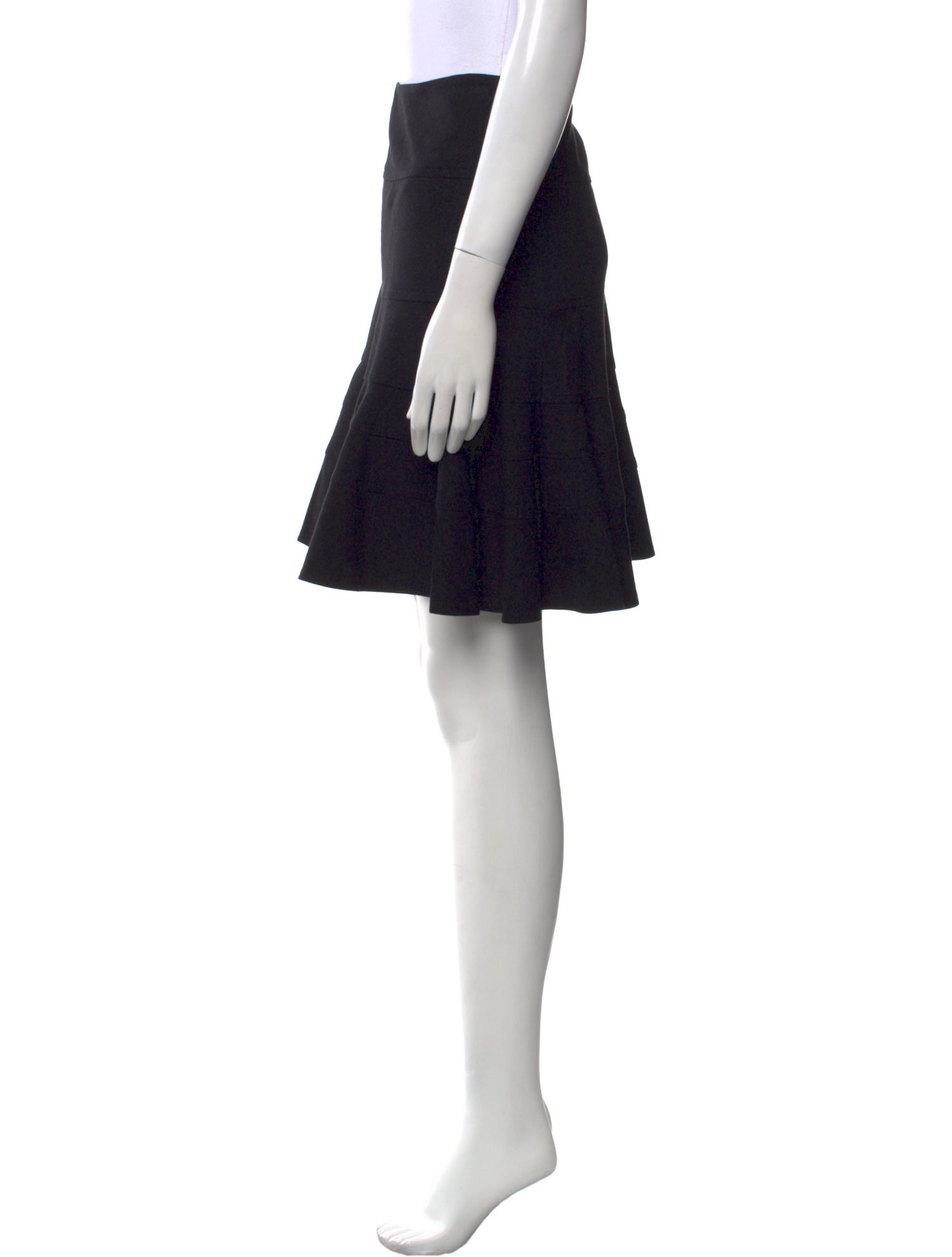 Akris Punto Ruffle Embellishment Mini Skirt