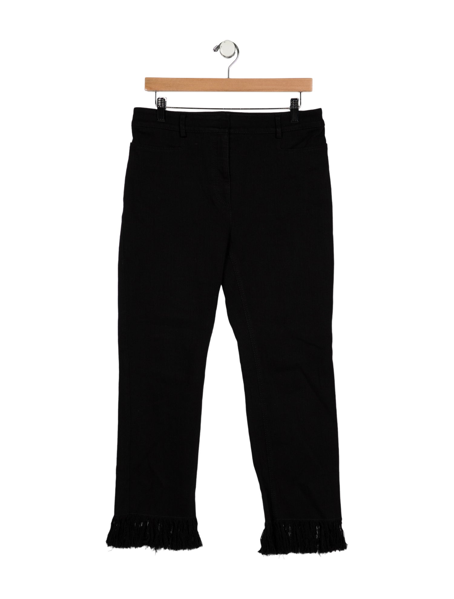 Akris Punto High-Rise Straight Leg Jeans