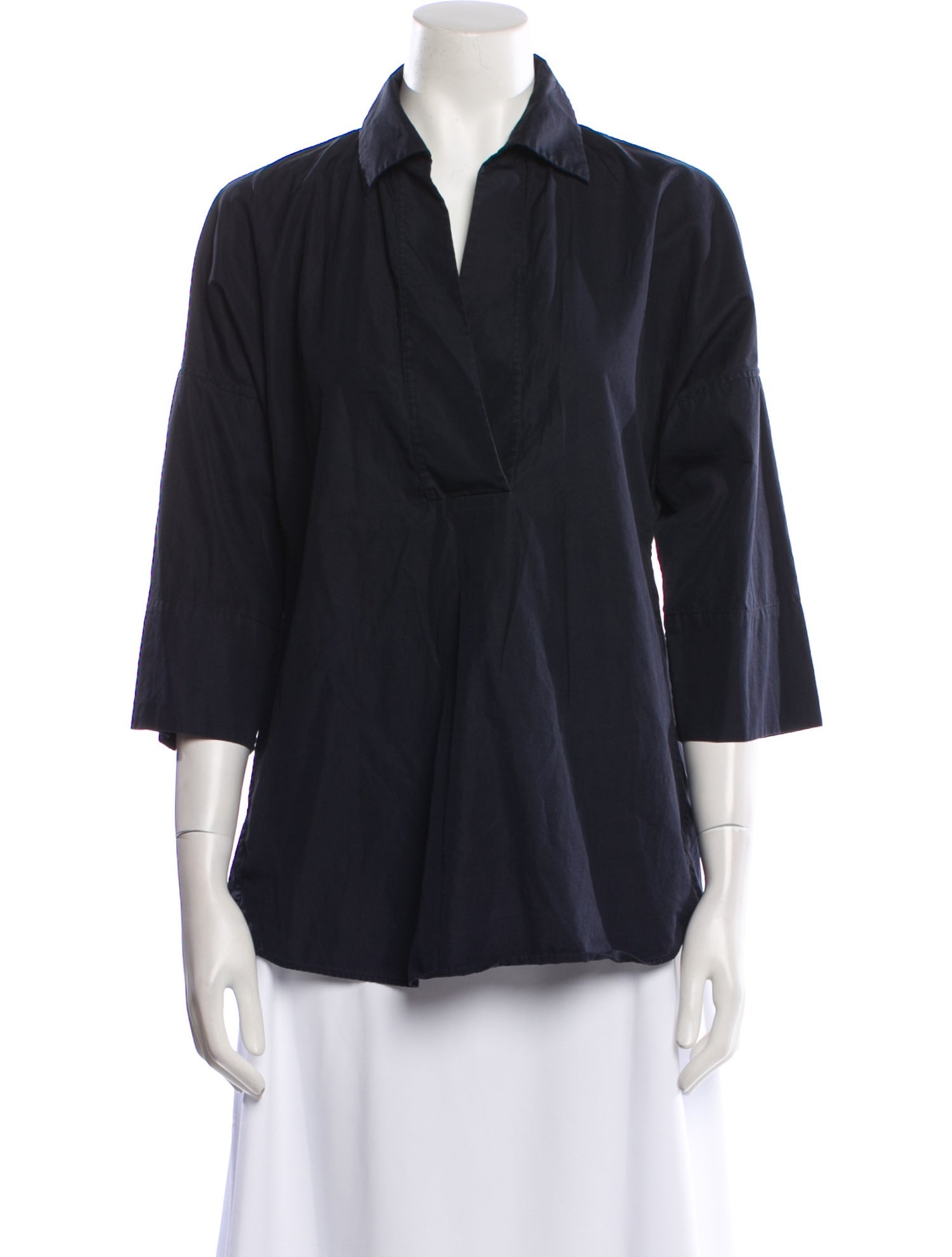 Akris Punto Three-Quarter Sleeve Blouse