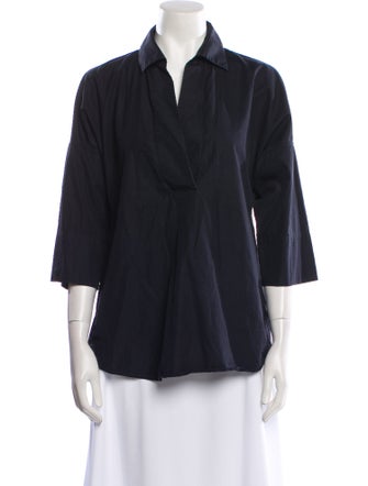 Akris Punto Three-Quarter Sleeve Blouse