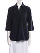 Akris Punto Three-Quarter Sleeve Blouse