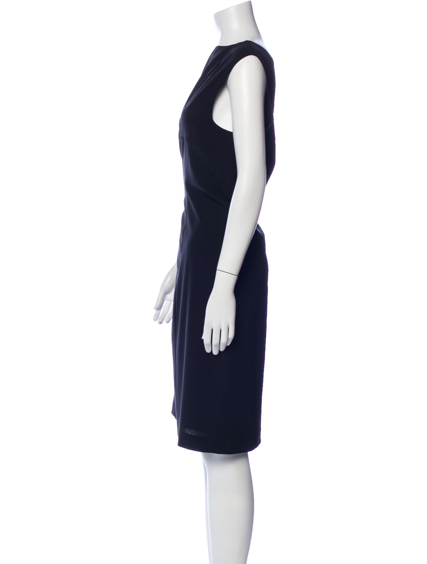 Akris Punto Wool Midi Length Dress