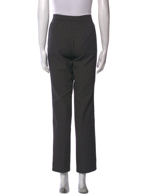 Akris Punto Polka Dot Print Straight Leg Pants