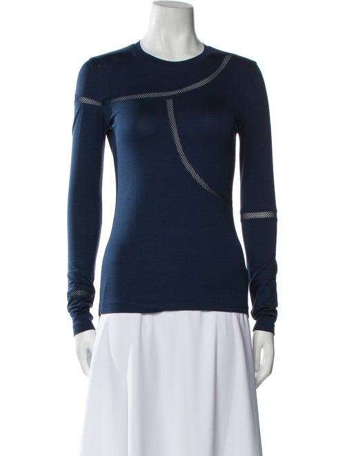 Akris Punto Crew Neck Long Sleeve Top