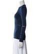 Akris Punto Crew Neck Long Sleeve Top