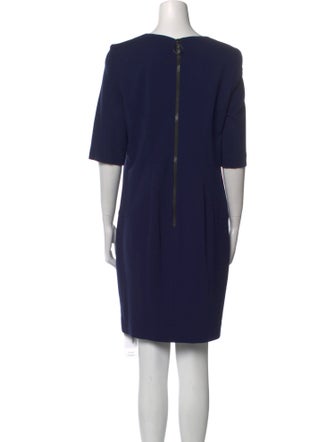 Akris Punto Scoop Neck Knee-Length Dress