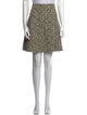 Akris Punto Tweed Pattern Mini Skirt