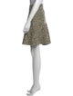 Akris Punto Tweed Pattern Mini Skirt