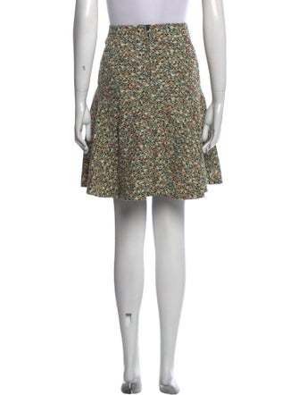 Akris Punto Tweed Pattern Mini Skirt