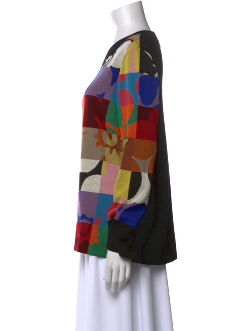 Akris Punto Wool Printed Sweater