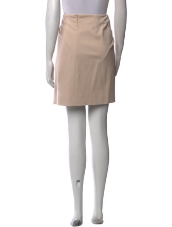 Akris Punto Pleated Accents Mini Skirt