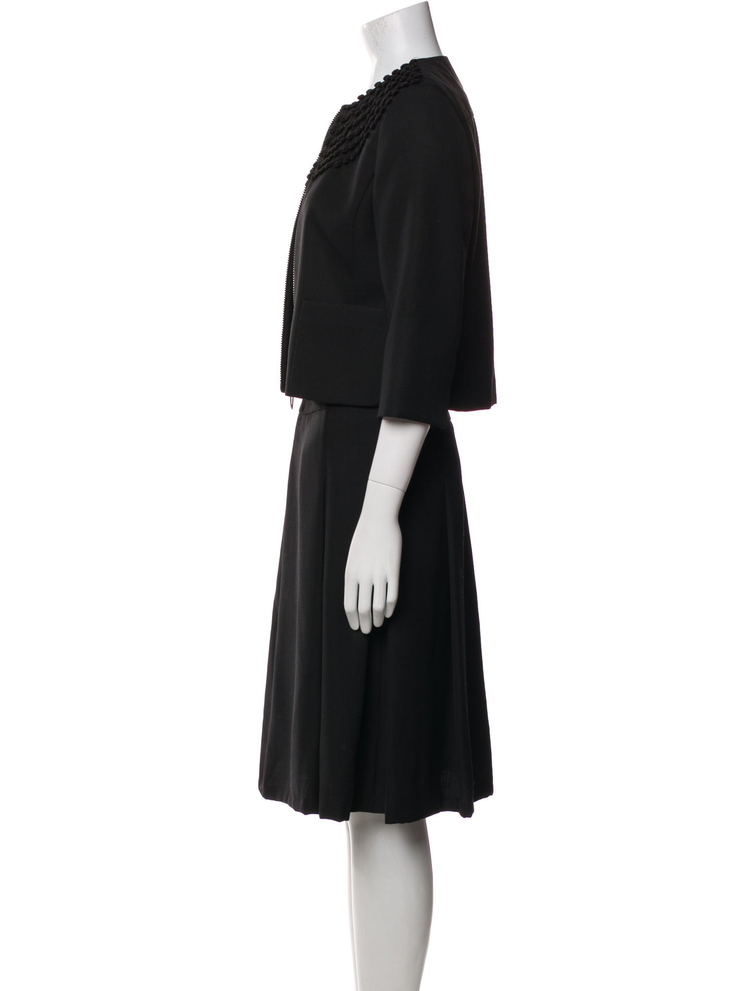 Akris Punto Wool Skirt Suit