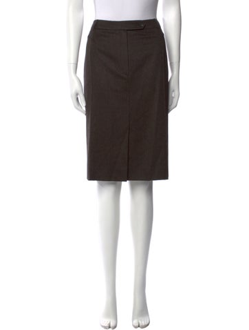 Akris Punto Skirts Camel Hair Knee-Length Skirt L