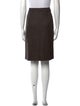 Akris Punto Camel Hair Knee-Length Skirt