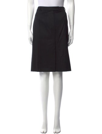 Akris Punto Wool Knee-Length Skirt