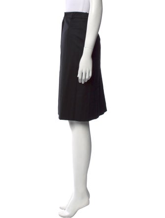 Akris Punto Wool Knee-Length Skirt