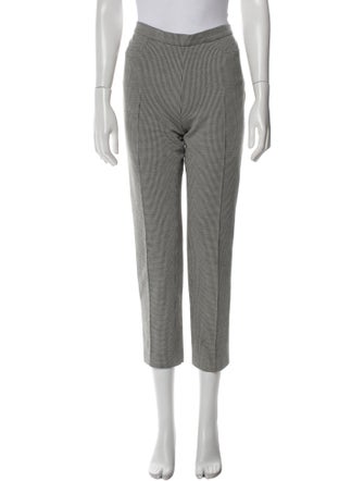 Akris Punto Plaid Print Straight Leg Pants