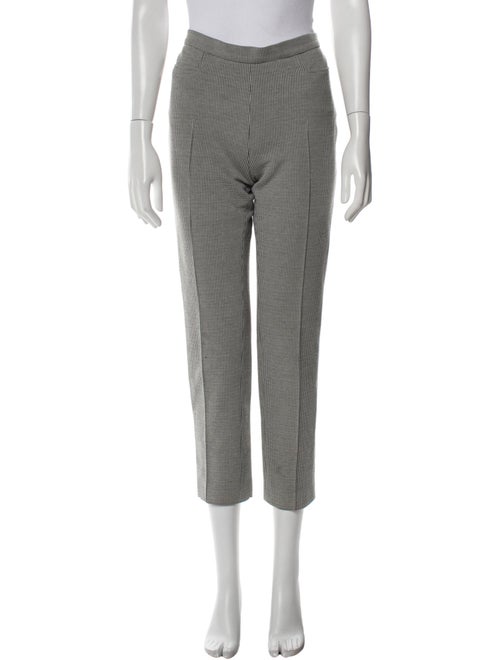 Akris Punto Plaid Print Straight Leg Pants