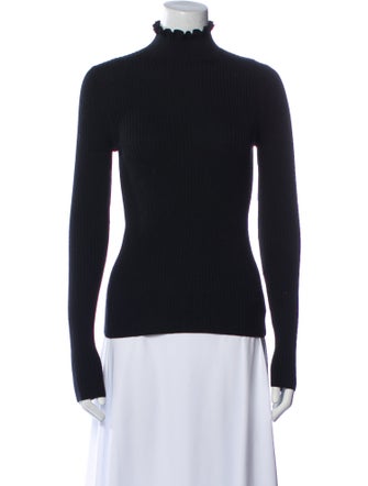Akris Punto Virgin Wool Turtleneck Top