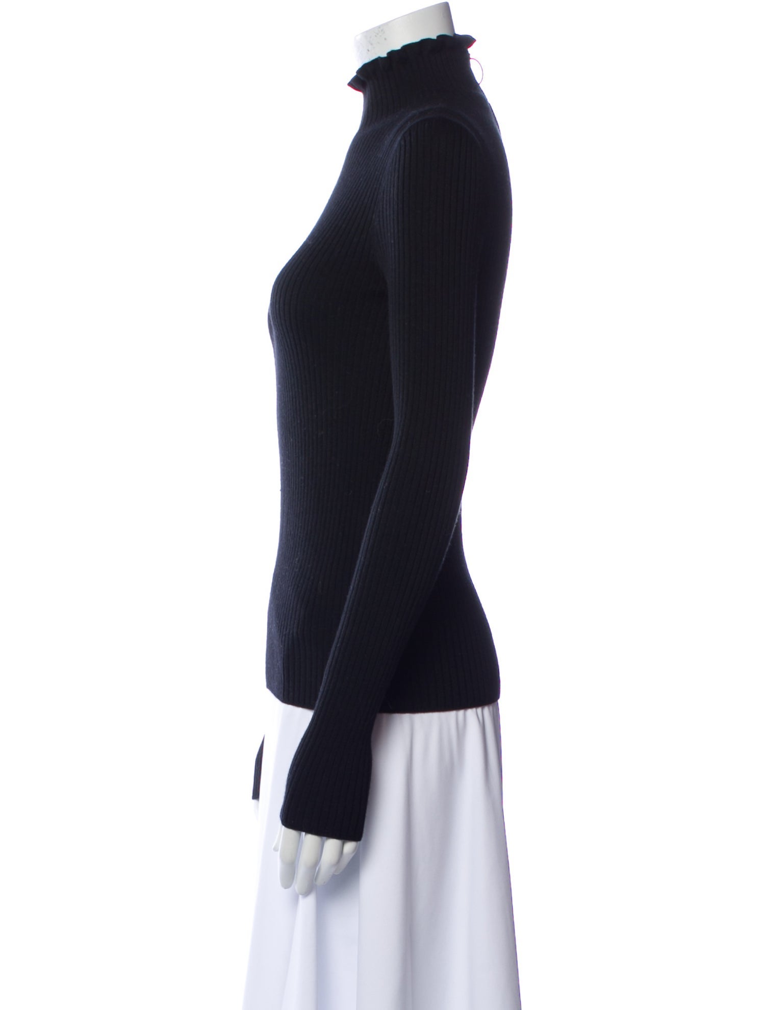 Akris Punto Virgin Wool Turtleneck Top