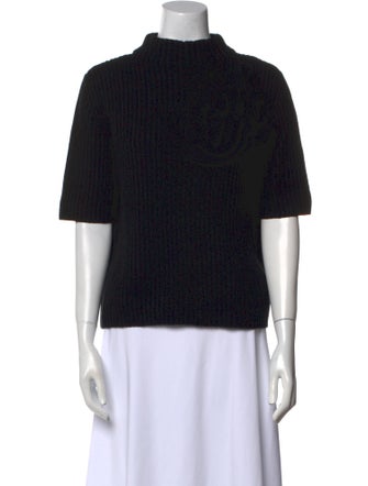 Akris Punto Wool Mock Neck Sweater
