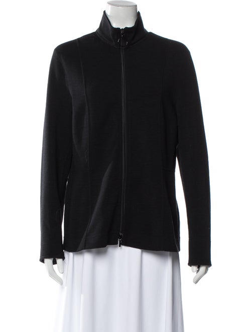 Akris Punto Mock Neck Long Sleeve Sweatshirt