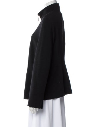 Akris Punto Mock Neck Long Sleeve Sweatshirt