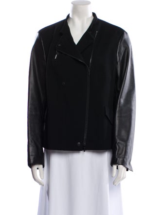 Akris Punto Wool Biker Jacket