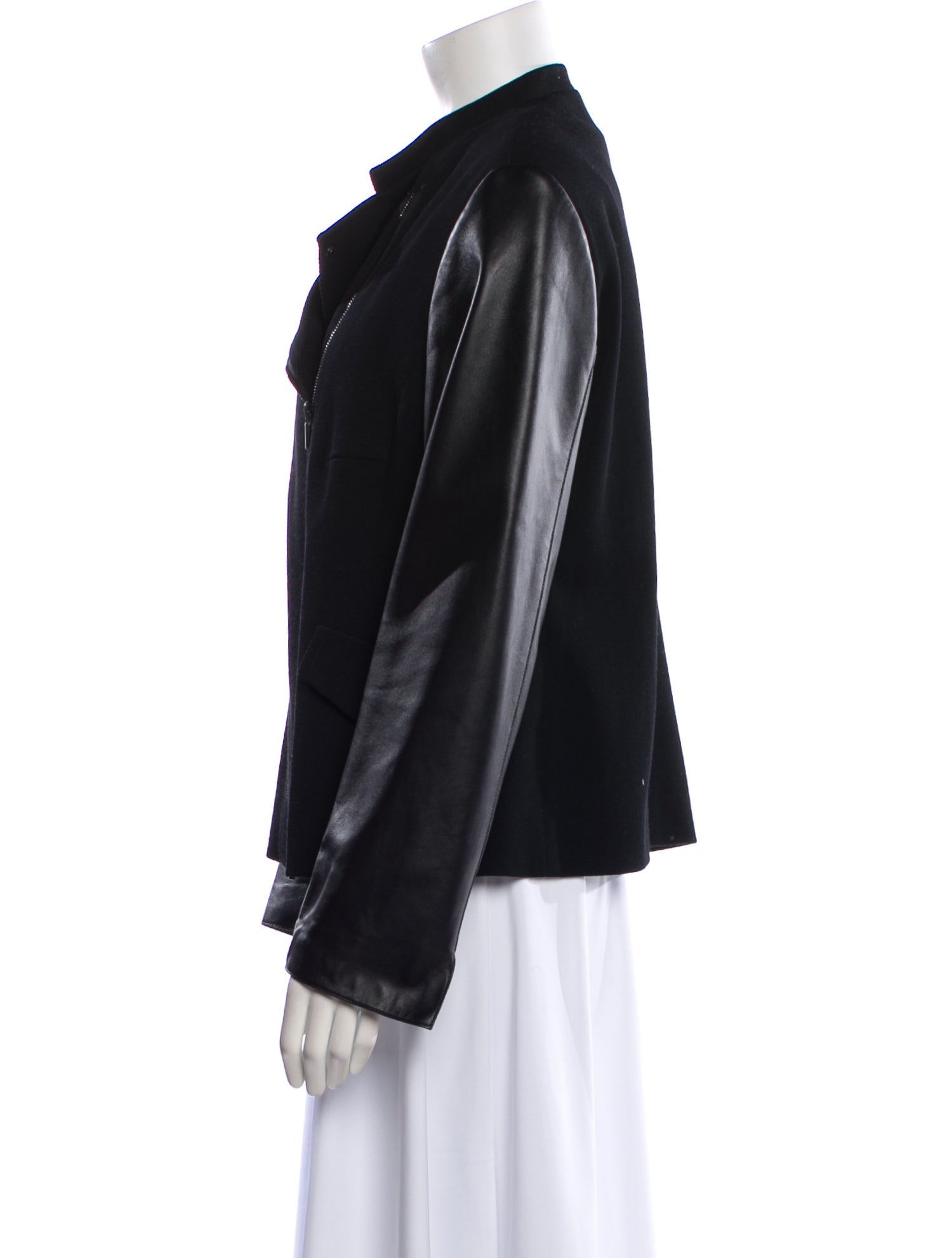 Akris Punto Wool Biker Jacket