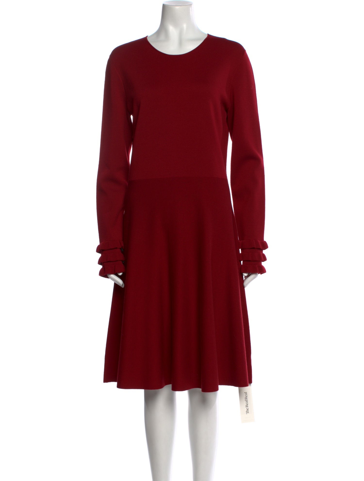 Akris Punto Wool Midi Length Dress