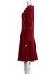 Akris Punto Wool Midi Length Dress