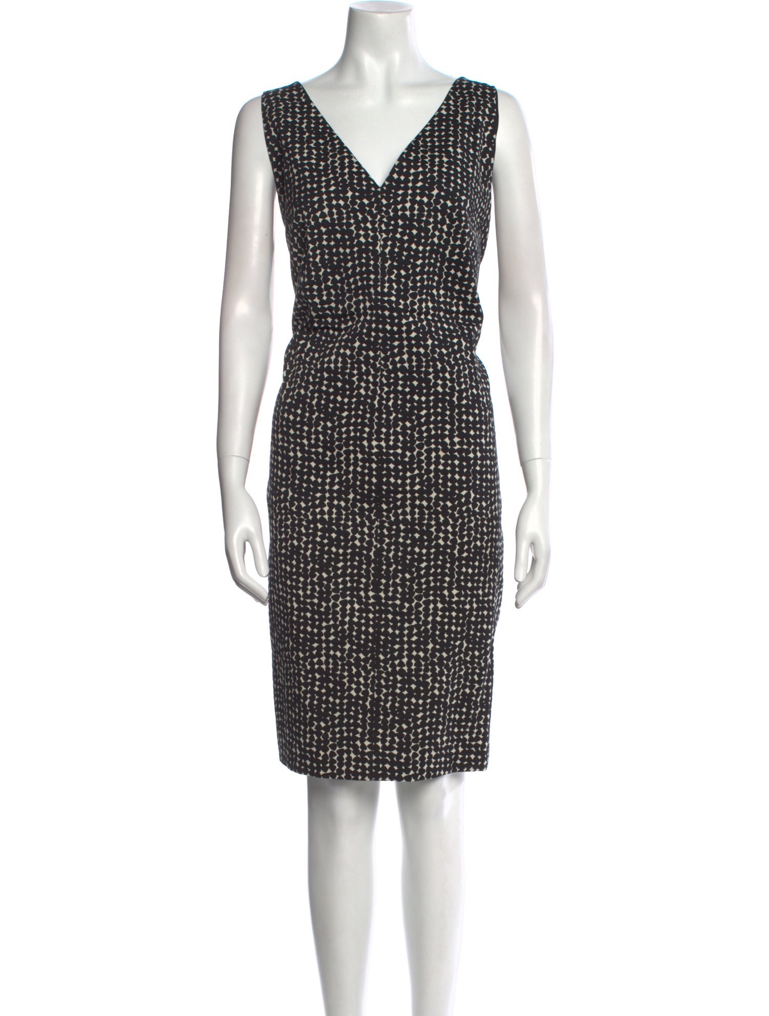 Akris Punto Printed Knee-Length Dress
