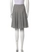 Akris Punto Polka Dot Print Knee-Length Skirt
