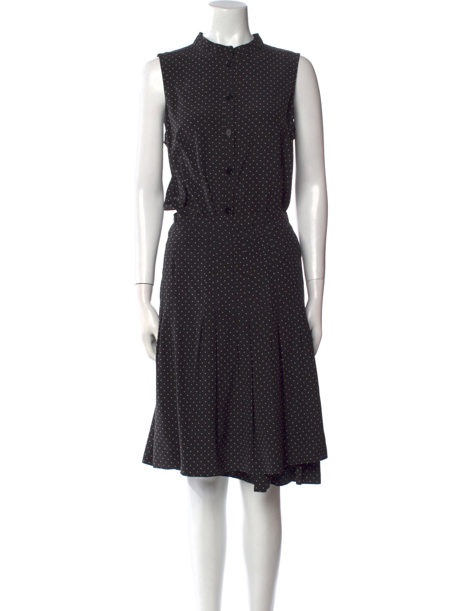 Akris Punto Silk Midi Length Dress