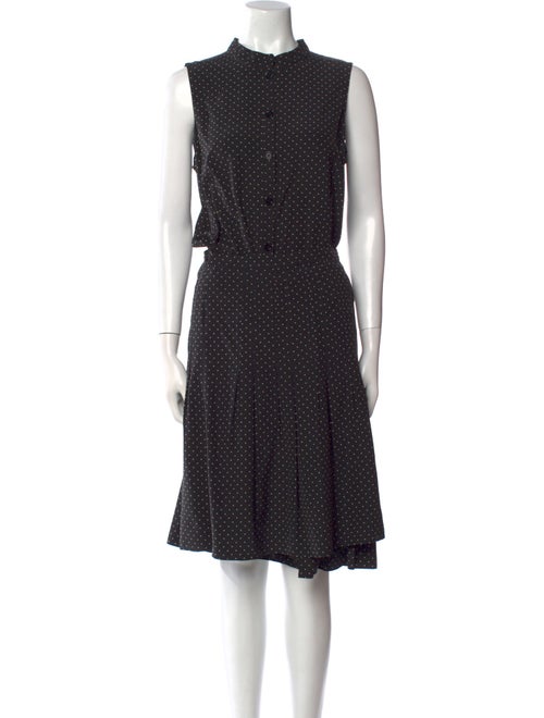 Akris Punto Silk Midi Length Dress