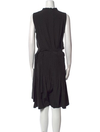 Akris Punto Silk Midi Length Dress