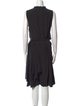 Akris Punto Silk Midi Length Dress