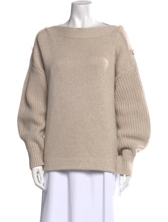 Akris Punto Wool Bateau Neckline Sweater