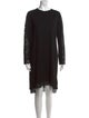 Akris Punto Wool Knee-Length Dress