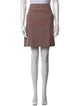 Akris Punto Houndstooth Print Mini Skirt