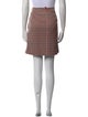 Akris Punto Houndstooth Print Mini Skirt