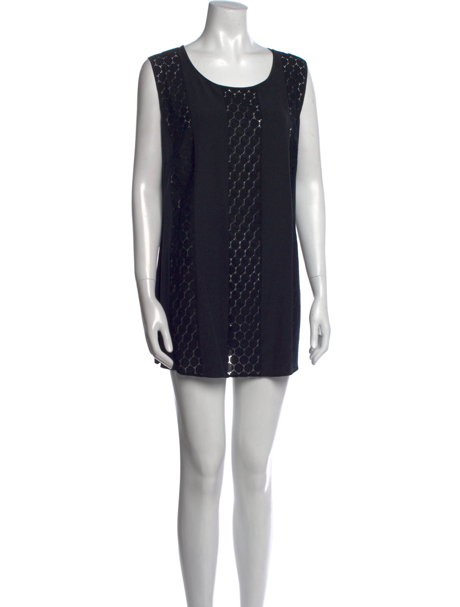 Akris Punto Scoop Neck Mini Dress