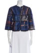 Akris Punto Plaid Print Evening Jacket