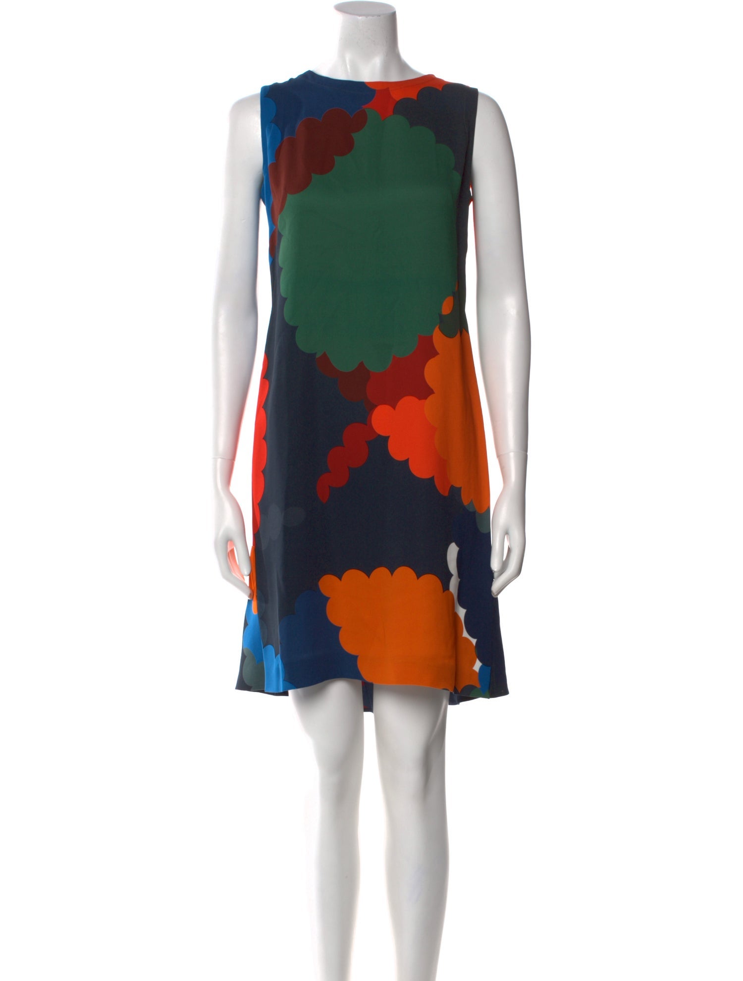 Akris Punto Printed Knee-Length Dress w/ Tags