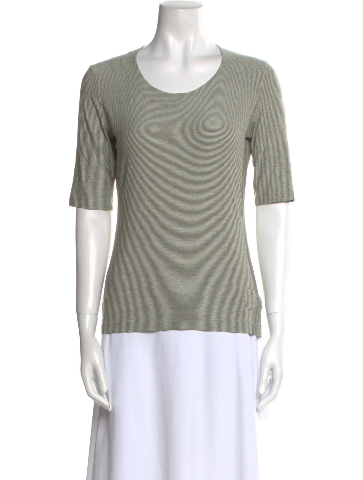 Akris Punto Scoop Neck Short Sleeve T-Shirt w/ Tags
