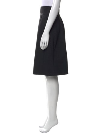 Akris Punto Studded Accents Knee-Length Skirt
