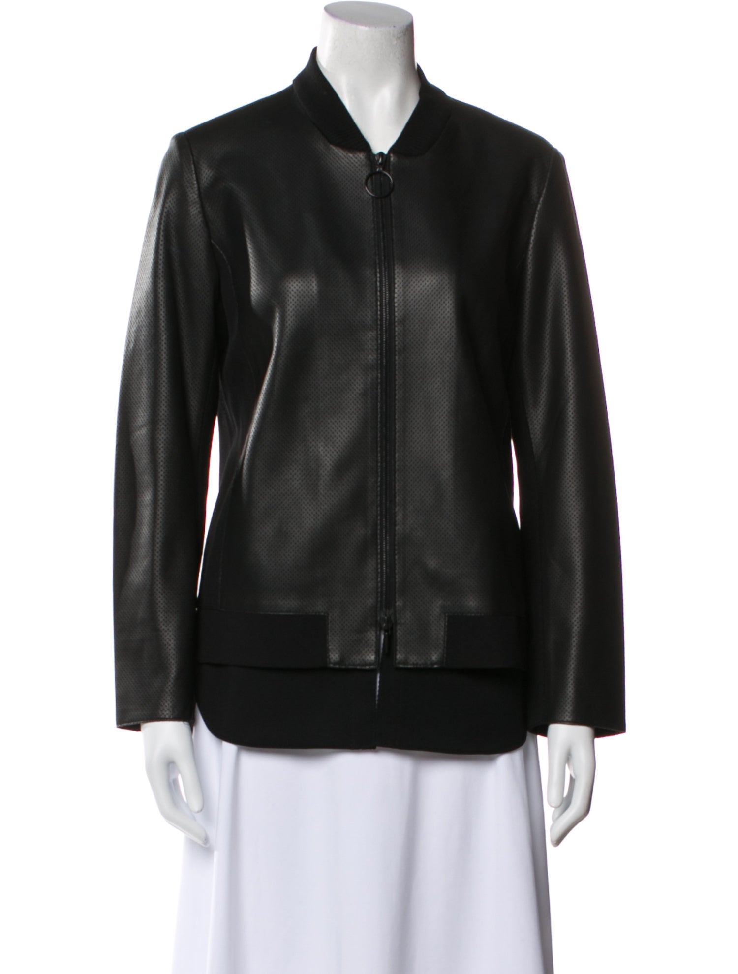 Akris Punto Lamb Leather Evening Jacket