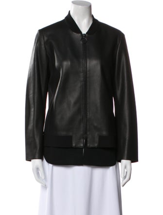 Akris Punto Lamb Leather Evening Jacket