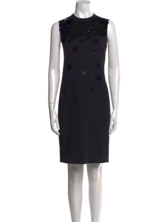 Akris Punto Virgin Wool Knee-Length Dress