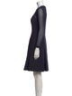 Akris Punto Crew Neck Knee-Length Dress
